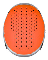 Sweet Protection Ascender Mips i färgen Flame Orange, sedd ovanifrån med fokus på ventilation.