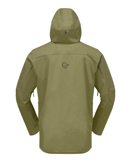 Norrøna Lofoten flex1 Jacket Men - Deep Lichen Green - Bakifrån