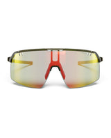 Julbo Intensity Reactiv 1-3 Light Amplifier solglasögon framifrån i Army Green och Matt Beige – Alpingaraget
