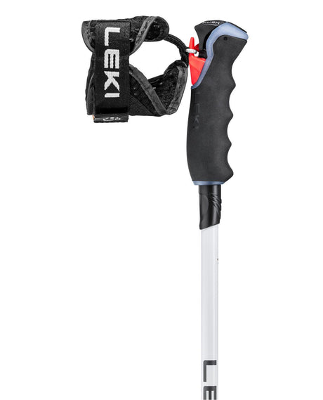Leki Carbon 14 3D Women alpinstav med uppdaterat Trigger 3D-grepp för maximal kraftöverföring och precision.
