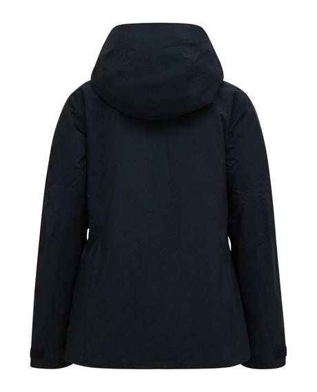 Peak Performance Alpine Gore-Tex Insulated Jacket Women - Svart bakifrån