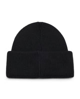 J.Lindeberg Vale Beanie - Svart stickad mössa med uppvik