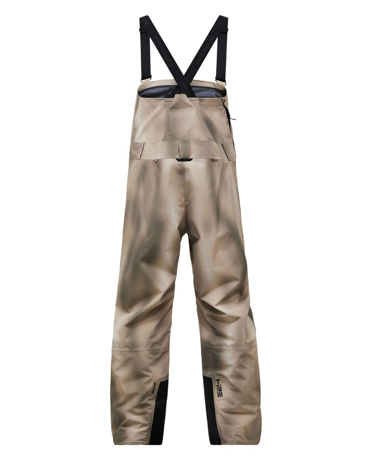Peak Performance Edge 3L AOP Bib Pants Women 336 Beam Fade bakifrån