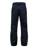 Peak Performance 40Y R&D Gore-Tex skidbyxor dam i svart färg, visade bakifrån.