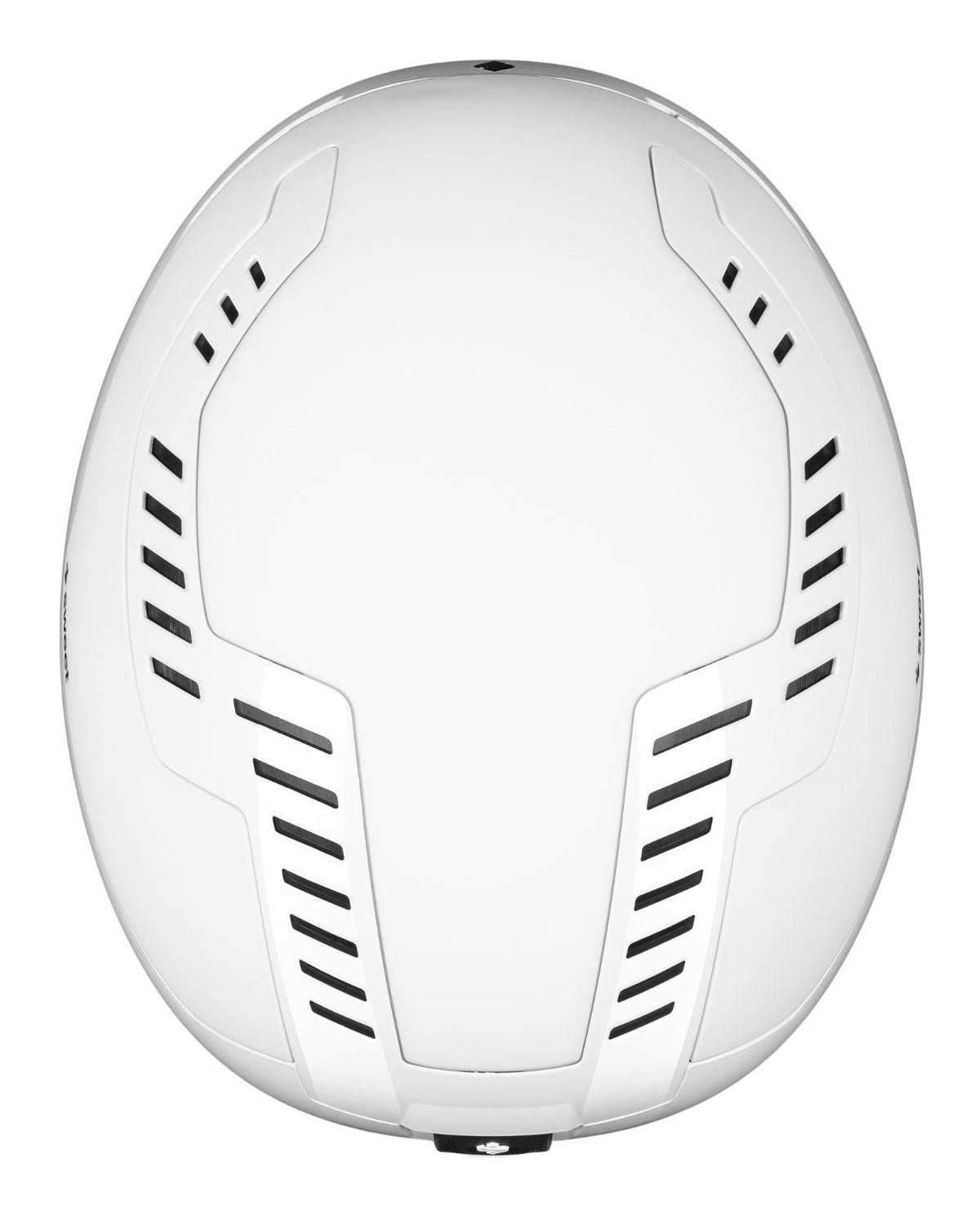 Vit Sweet Protection Switcher 2Vi Mips skidhjälm sedd ovanifrån med ventilationsöppningar.
