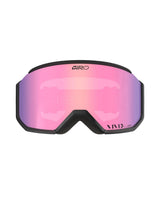 Giro Revolt Pro Black Wordmark skidglasögon med rosa spegellins och svart båge för utförsåkning
