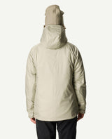 Baksidesvy av Houdini Dunfri Women i färgen Greenish Gray.