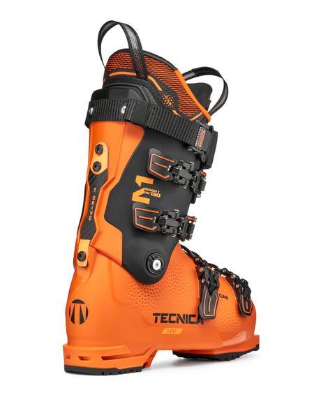 Tecnica Mach1 HV 130 TD - Orange alpinpjäxa från baksidan