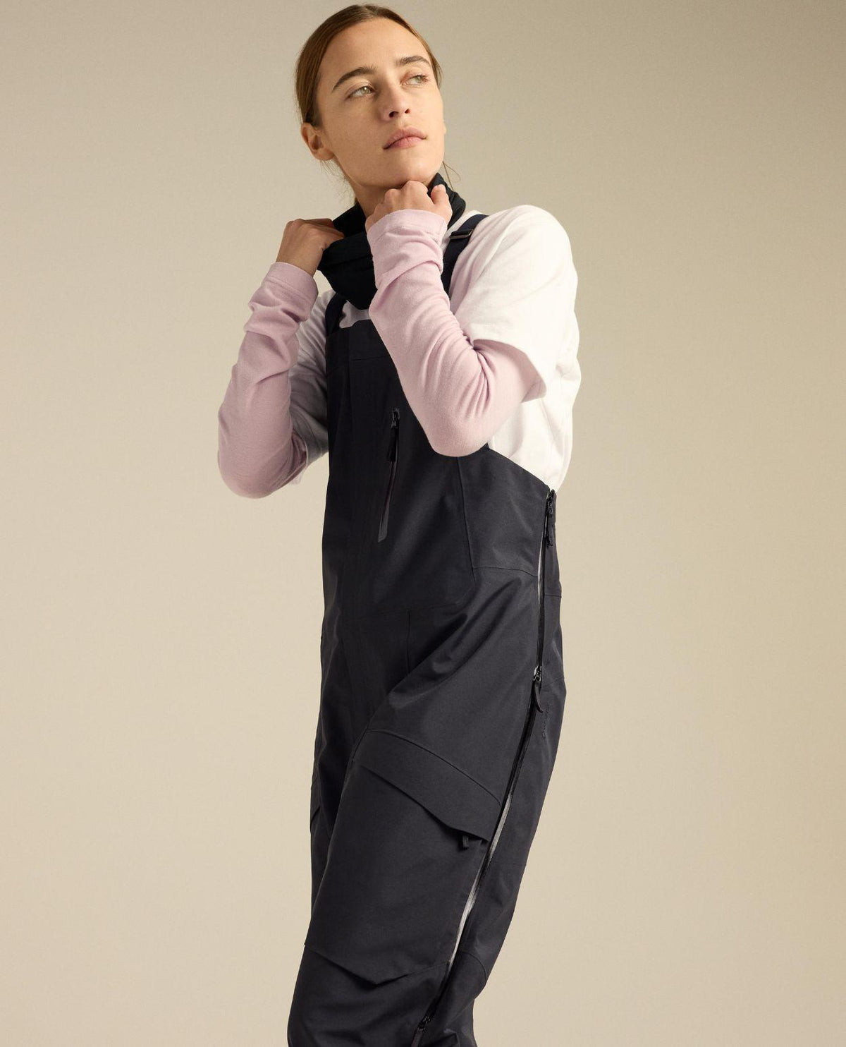 Arc'teryx Sentinel Bib Women - Black Svart - Slitstarka skidbyxor för dam