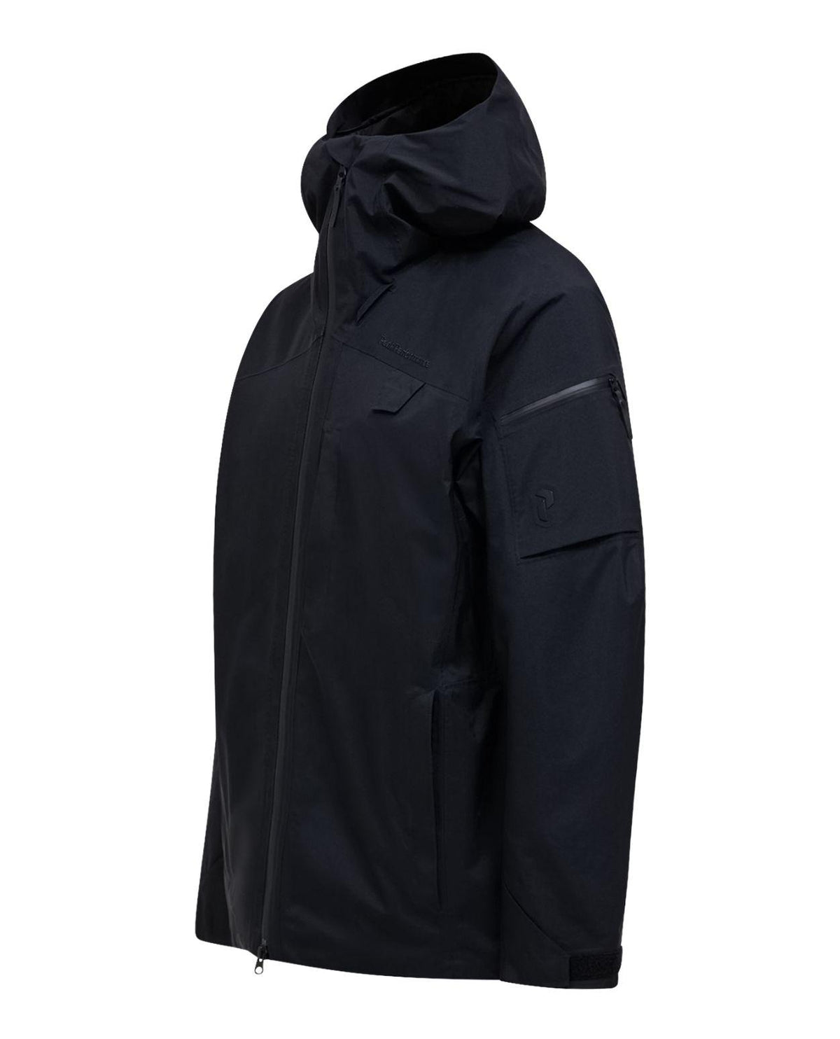 Peak Performance Alpine Gore-Tex Insulated Jacket Men - Svart skidjacka från sidan