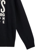 J.Lindeberg William Knitted Sweater - Svart stickad tröja med detalj