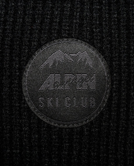 Alpingaraget Edvin Ski Club - Svart - Mössor - Alpingaraget
