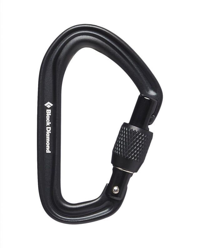 Black Diamond Hotforge Screwgate  Carabiner - Black 