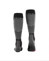 FALKE SK2 Intermediate Wool Men Skiing Knee-high socks - Black-Mix - Alpingaraget
