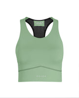FALKE Women Core Sports Bra Racer - Quiet Green - Alpingaraget