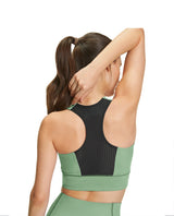 FALKE Women Core Sports Bra Racer - Quiet Green - Alpingaraget