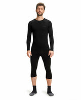 FALKE Men 3/4 Tights Wool-Tech Light - Black - Alpingaraget