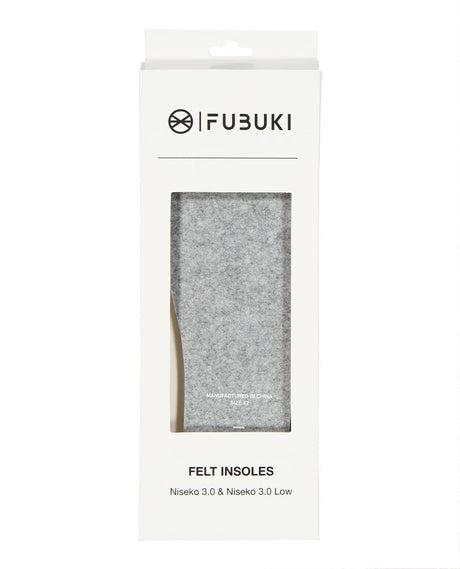 FUBUKI  Niseko 3.0/3.0 Low Felt Insole - White - Alpingaraget
