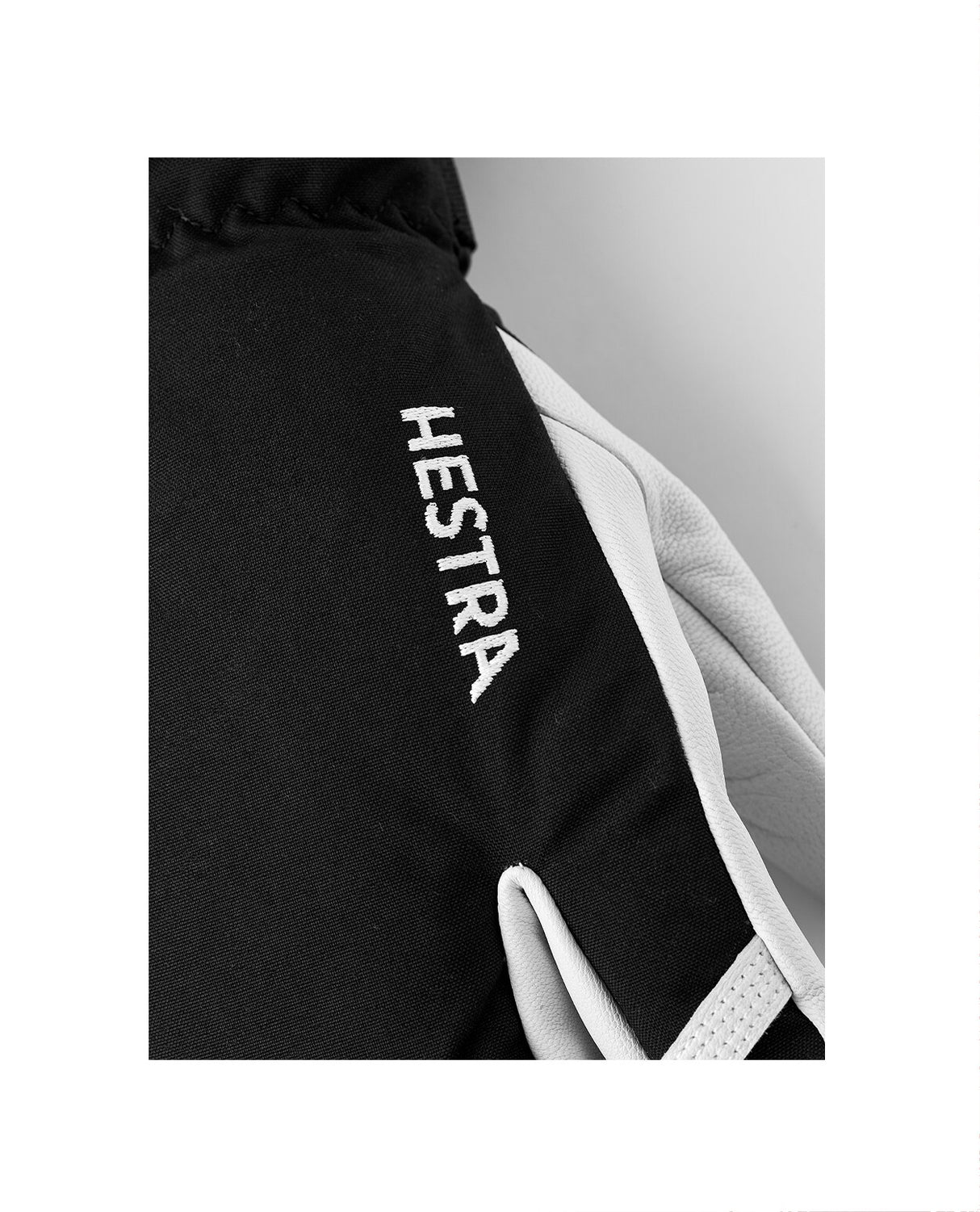Hestra Army Leather Heli Ski 3 Finger - Black - Alpingaraget