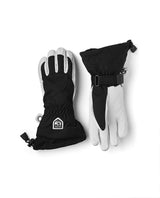 Hestra Heli Ski Female 5 Finger - Black - Alpingaraget