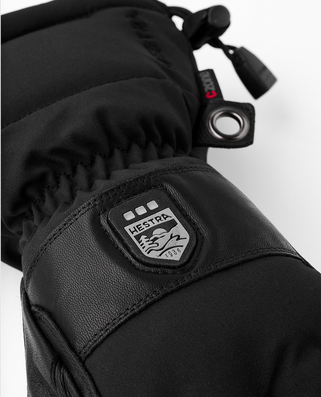 Hestra Power Heater Gauntlet 5 Finger - Black - Alpingaraget