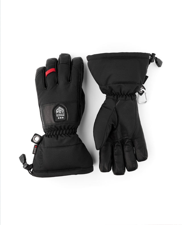 Hestra Power Heater Gauntlet 5 Finger - Black - Alpingaraget