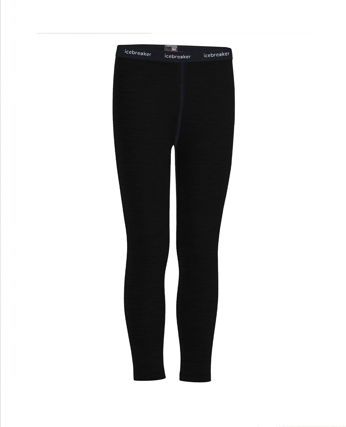 Icebreaker Junior Merino 260 Tech Leggings - Black - Alpingaraget