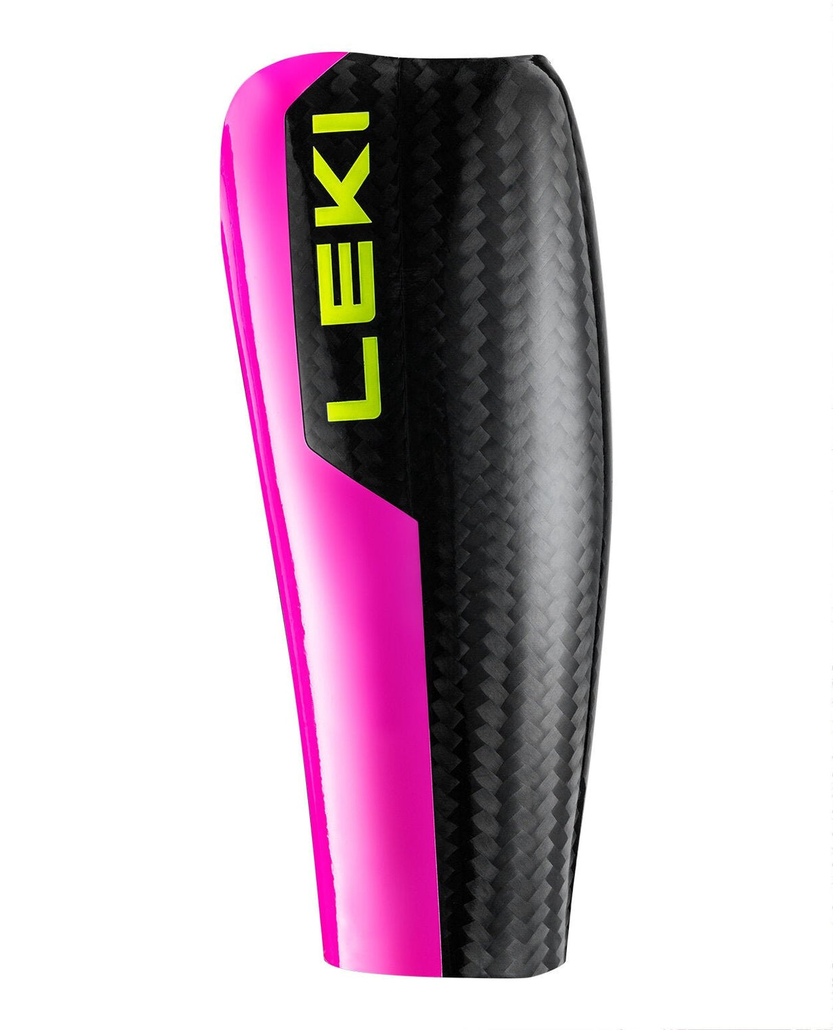 Leki Forearm Protector Carbon Flex 3.0 Small - Carbon Structure / Neon Pink - Raceskydd - Alpingaraget