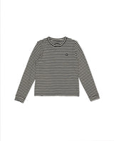 Mons Royale Women Icon Merino Air-Con Relaxed LS - MR Stripe - Alpingaraget