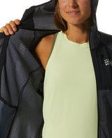 Mountain Hardwear W Polartec® Power Grid Full Zip Hoody - Blue Slate Heat - Alpingaraget