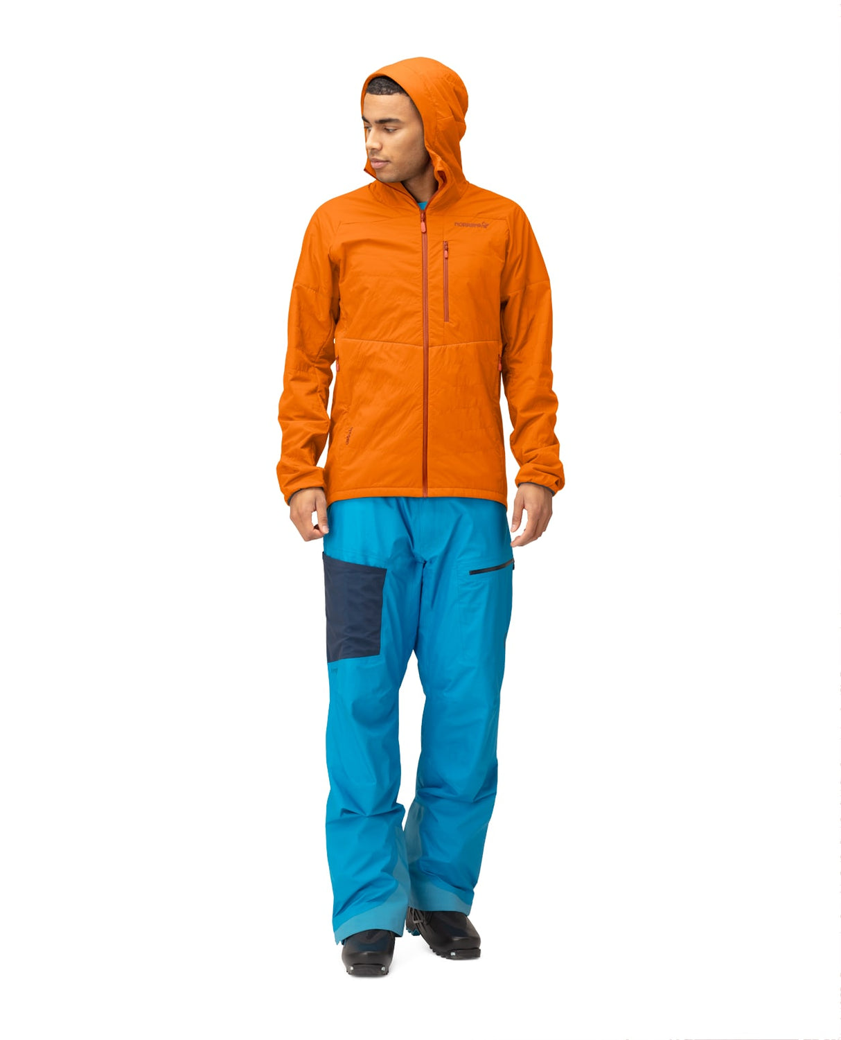Norröna Men Lyngen Alpha100 Zip Hood – Exuberance - Alpingaraget