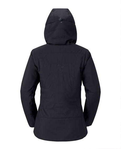 Norröna Women Møre Thermo60 Aero200 Jacket – Caviar Black - Alpingaraget