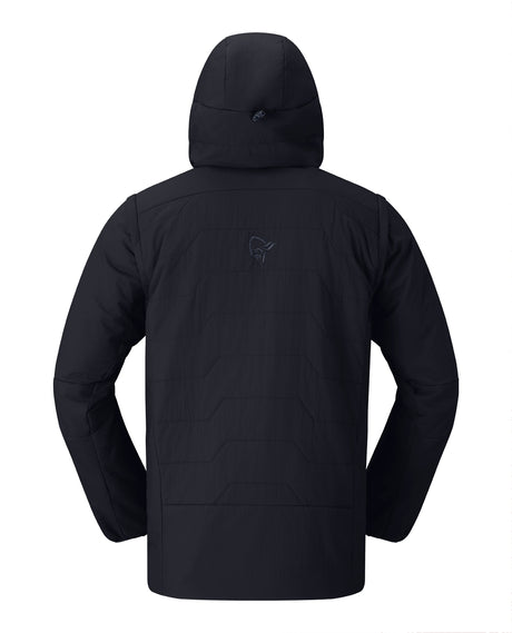Norröna Men Møre Thermo60 Aero200 Jacket – Caviar Black - Alpingaraget