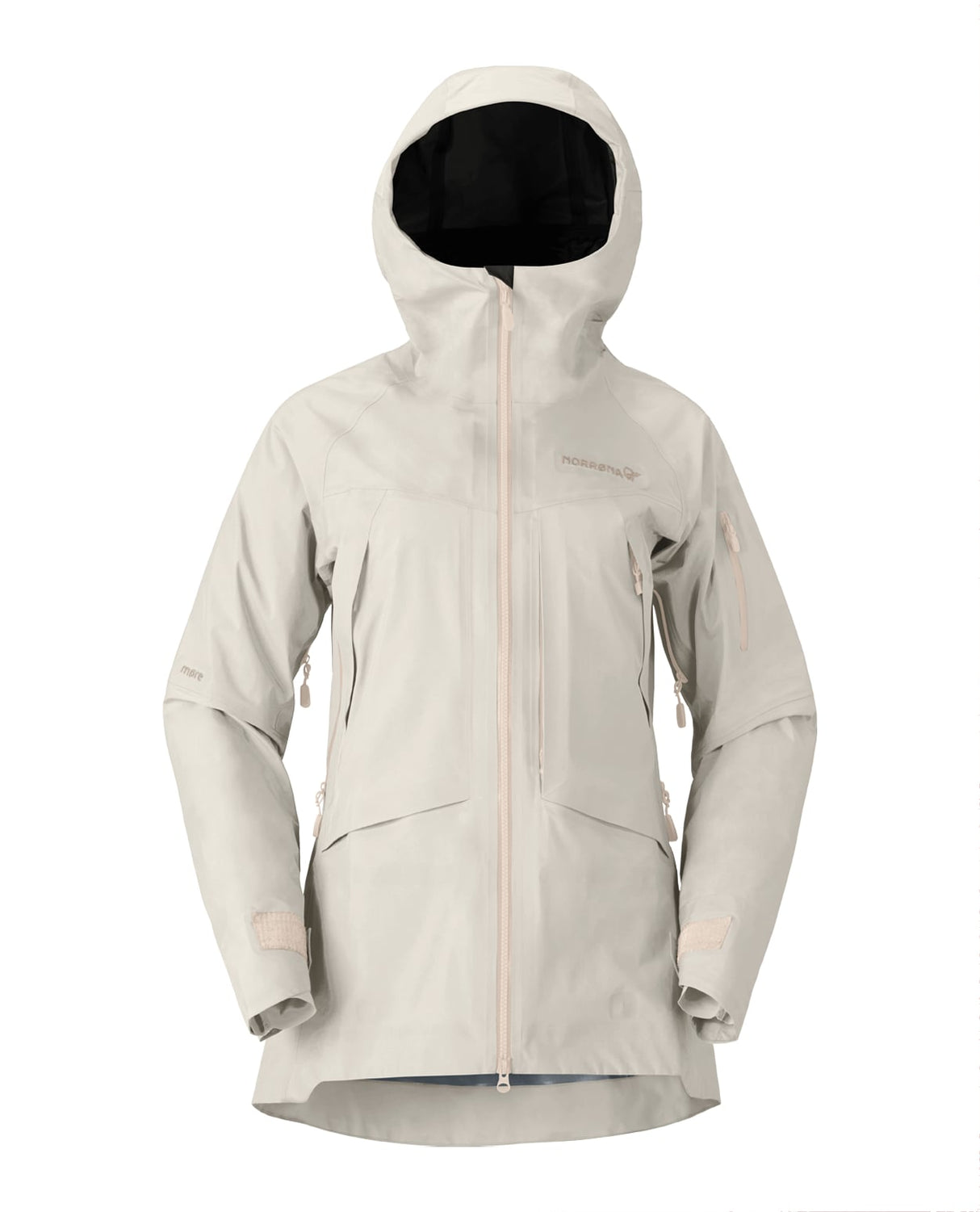 Norröna Women Møre Gore-Tex Jacket – Oatmeal - Alpingaraget