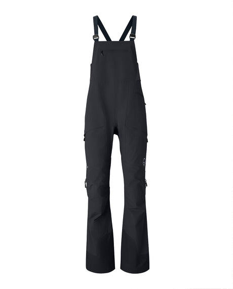 Norröna Women Møre Flex1 Bib - Caviar Black - Alpingaraget