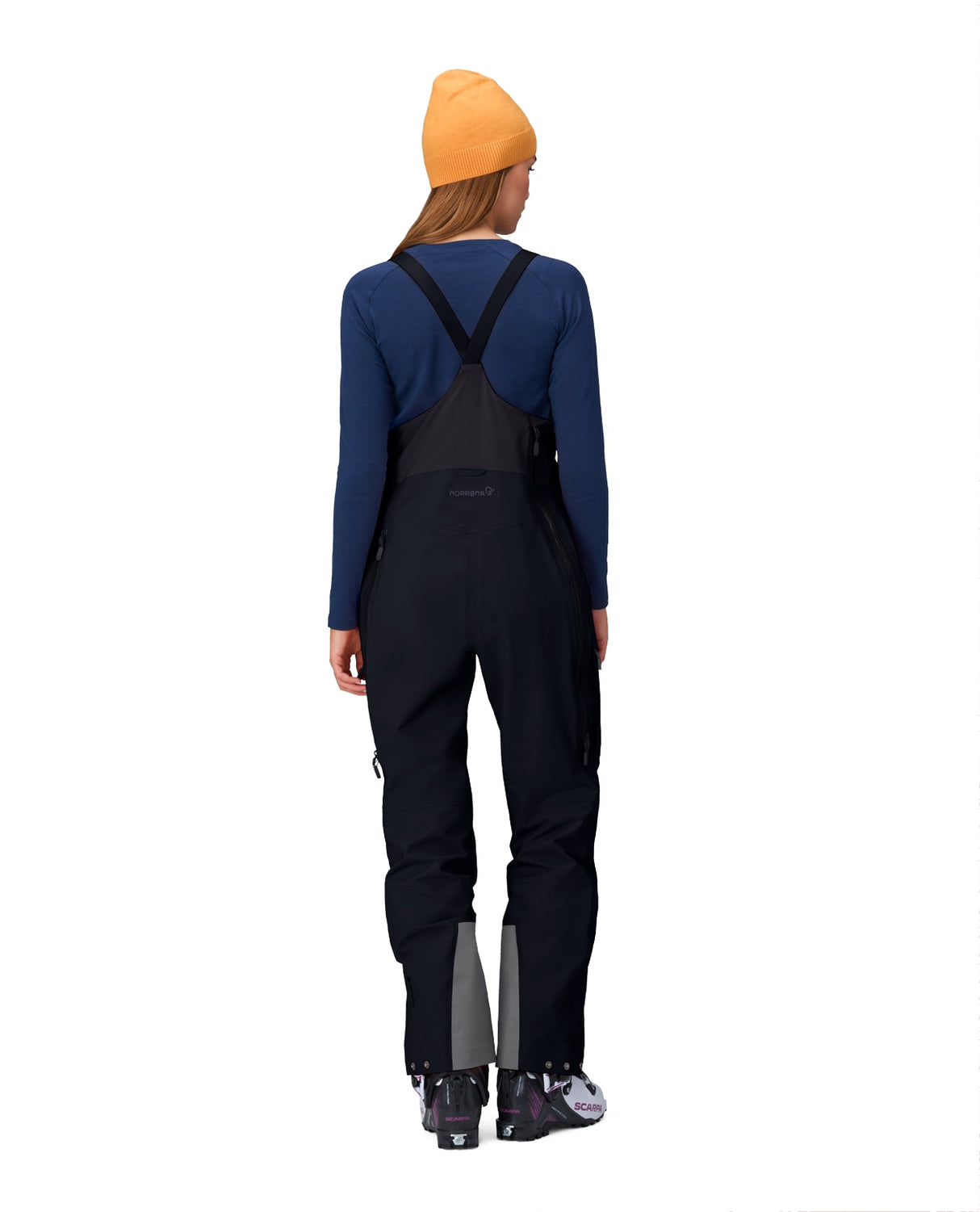 Norröna Women Møre Gore-Tex Salopette - Caviar Black - Alpingaraget