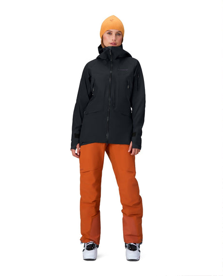 Norrøna Women Møre Gore - Tex Jacket – Caviar Black - Skidjackor - Alpingaraget