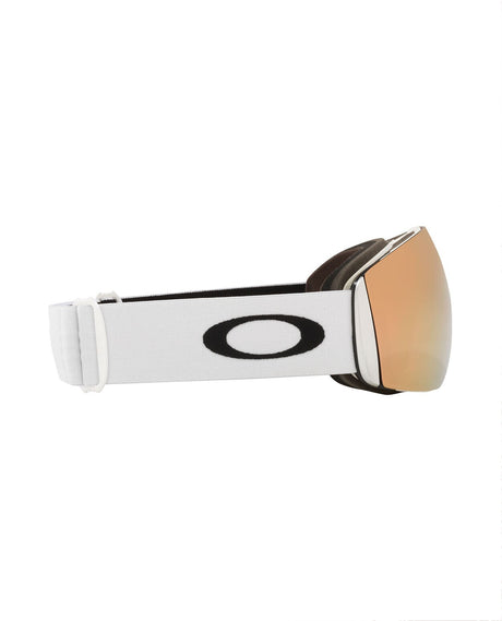 Oakley Flight Deck L - Matte White/Prizm Snow Rose Gold Iridium - Alpingaraget