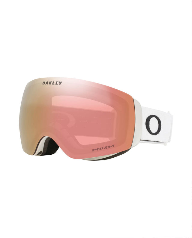 Oakley Flight Deck M - Matte White/Prizm Snow Rose Gold Iridium - Alpingaraget