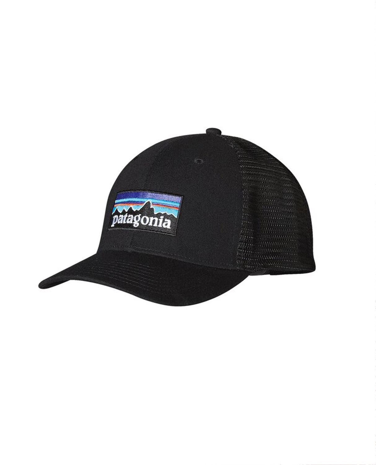 Patagonia P-6 Logo Trucker Hat - Black - Alpingaraget