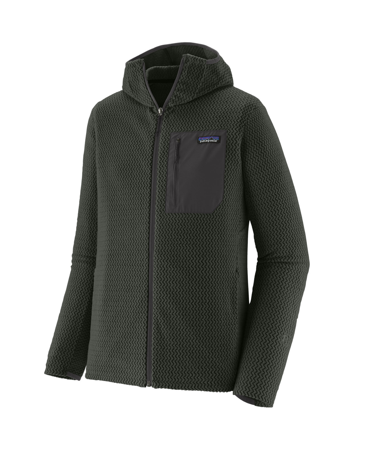 Patagonia Men R1 Air Full-Zip Hoody - Old Growth Green  Alpingaraget