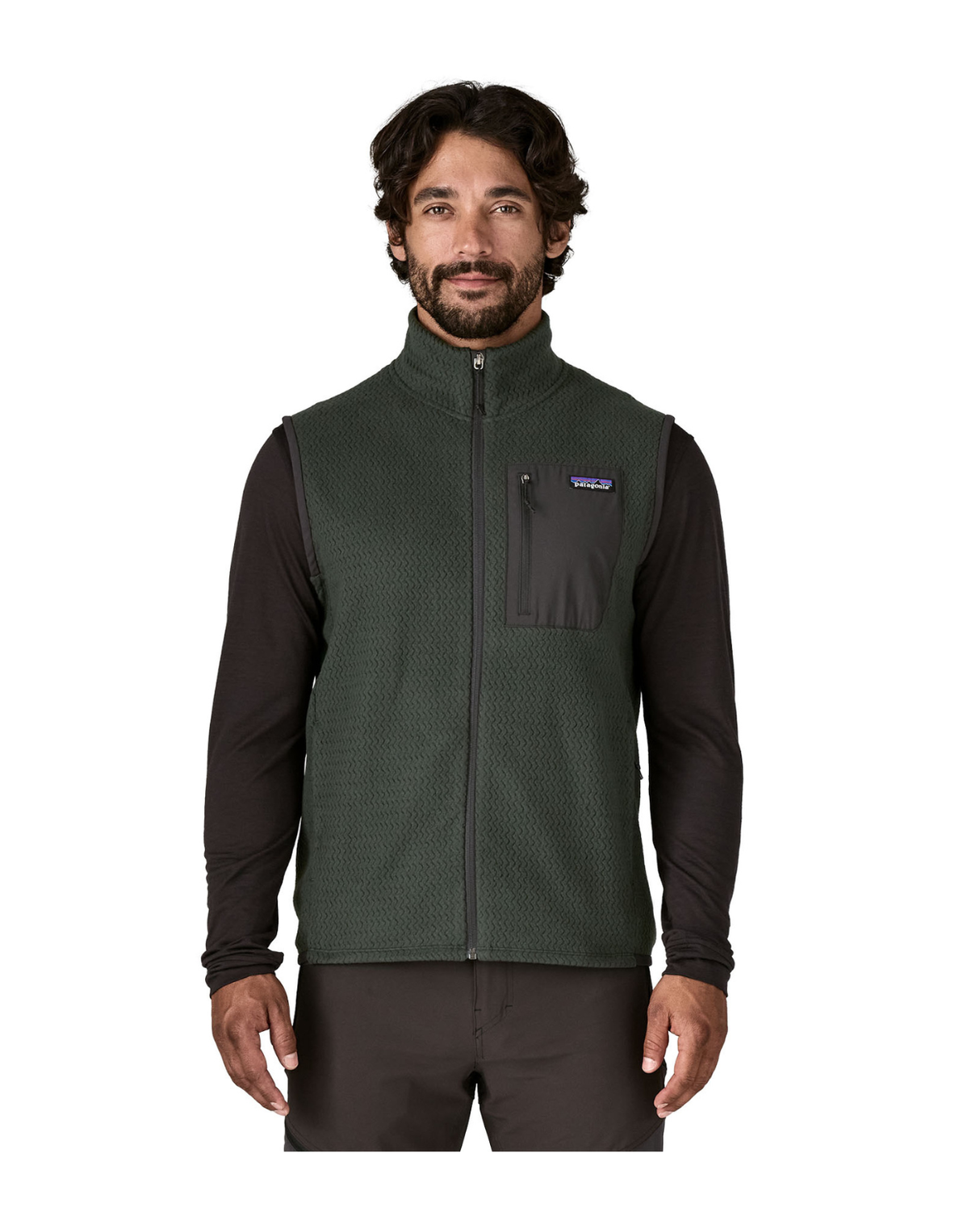 Patagonia Men R1 Air Vest - Old Growth Green - Alpingaraget