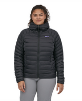 Patagonia W Down Sweater Hoody - Black - Alpingaraget