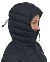 Patagonia W Down Sweater Hoody - Black - Alpingaraget