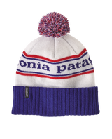 Patagonia Powder Town Beanie - Park Stripe Viking Blue - Alpingaraget