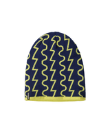 Patagonia PowSlayer Beanie - Fresh Tracks: Clement Blue  Alpingaraget