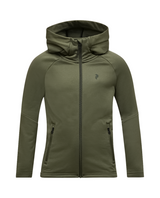 Peak Performance Junior Rider Essentials Zip Hood - Pine Needle  Alpingaraget