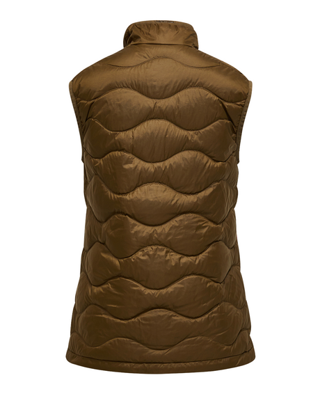 Peak Performance Men Helium Utility Down Vest - Meadow Moss / Solar Burst  Alpingaraget