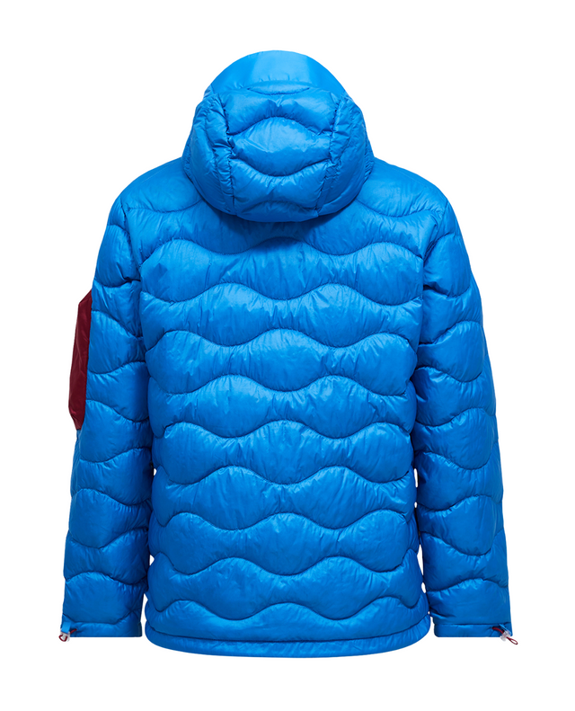 Peak Performance Men Helium Utility Down Hood - Azure Ascent / Mountain Mist  Alpingaraget