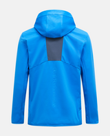 Peak Performance Men Utility Light Zip Hood - Azure Ascent / Mountain Mist  Alpingaraget